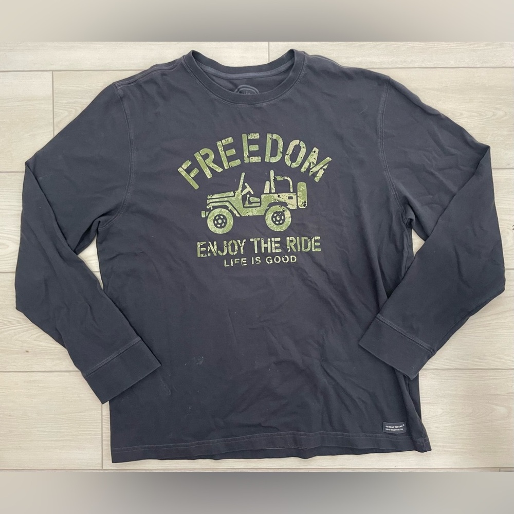 Life Is Good Classic Fit Long Sleeve Tee